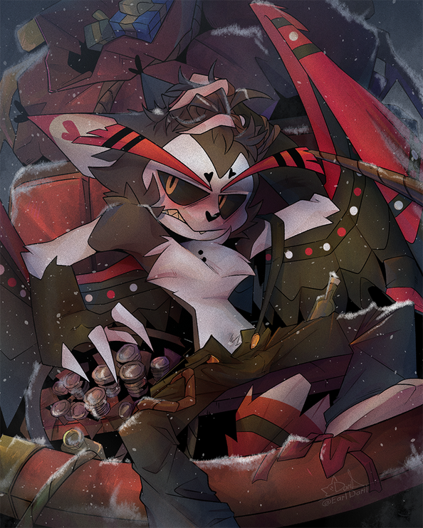 Art for Hazbin Advent Calendar