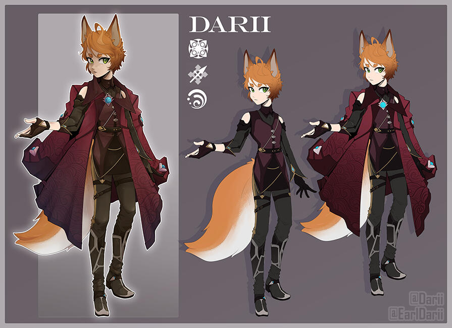 My character in the "Genshin Impact" universe