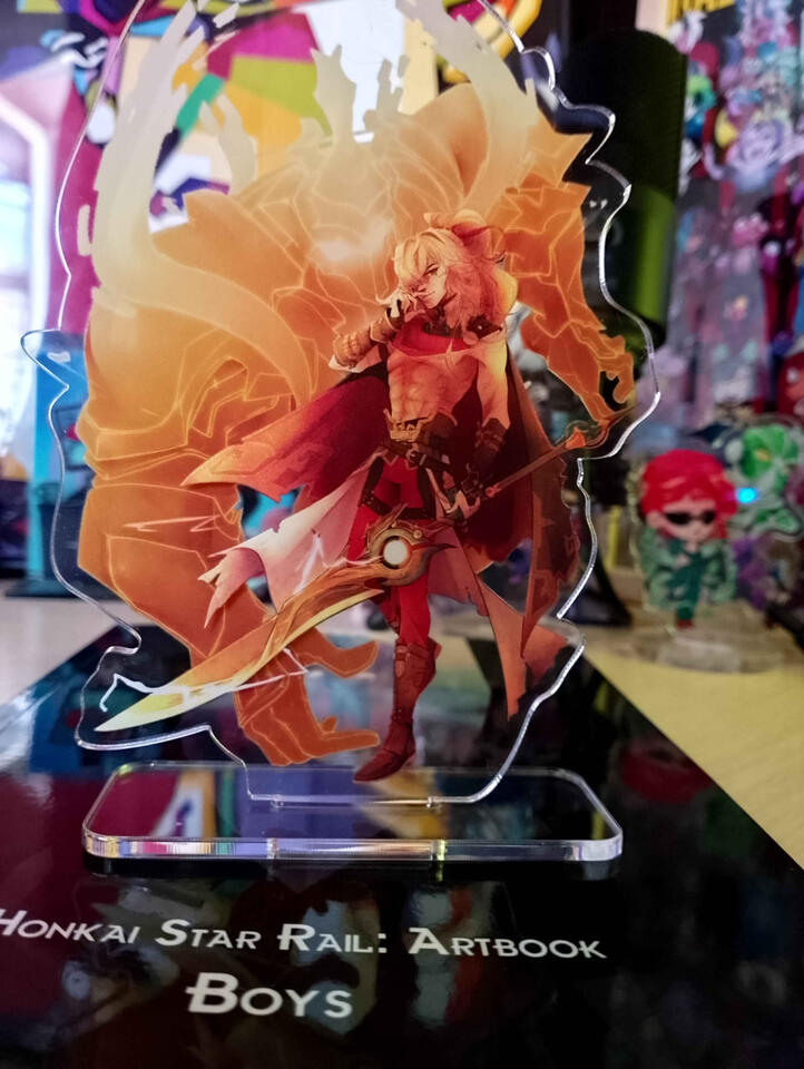 Acrylic stand art for Honkai: Star Rail Fan Artbook
